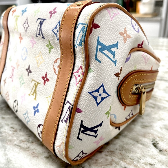 Louis Vuitton White Monogrammed Multicolored Priscilla Bag - Picture 6 of 14